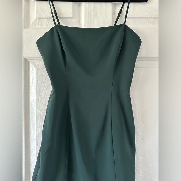 Sunday Best Dark Green Mini Dress - Picture 2 of 4